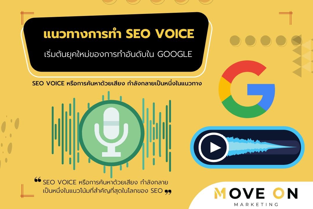 แนวทางการทำ SEO Voice (Voice Search) เริ่มต้นยุคใหม่ของการทำอันดับใน Google