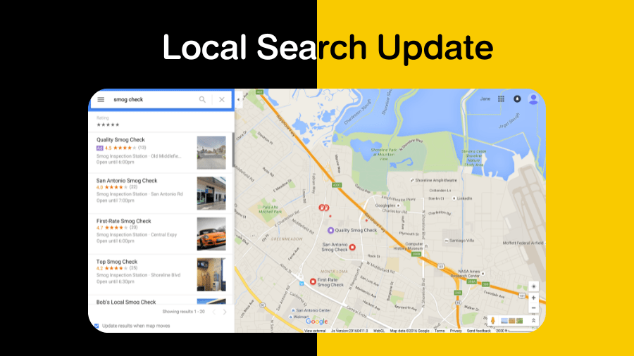 Local Search Update