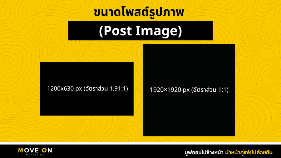 ขนาดรูปปก (Cover Photo)